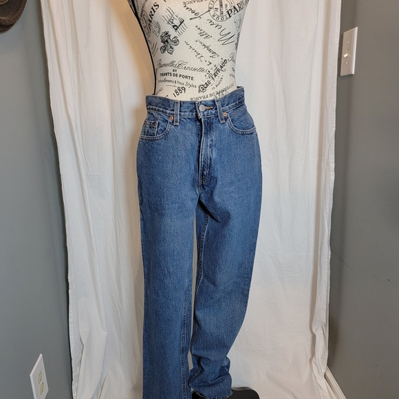 Y2k Women's High Waisted 512 Slimfit Tapered Leg Levi's - Picture 2 of 7